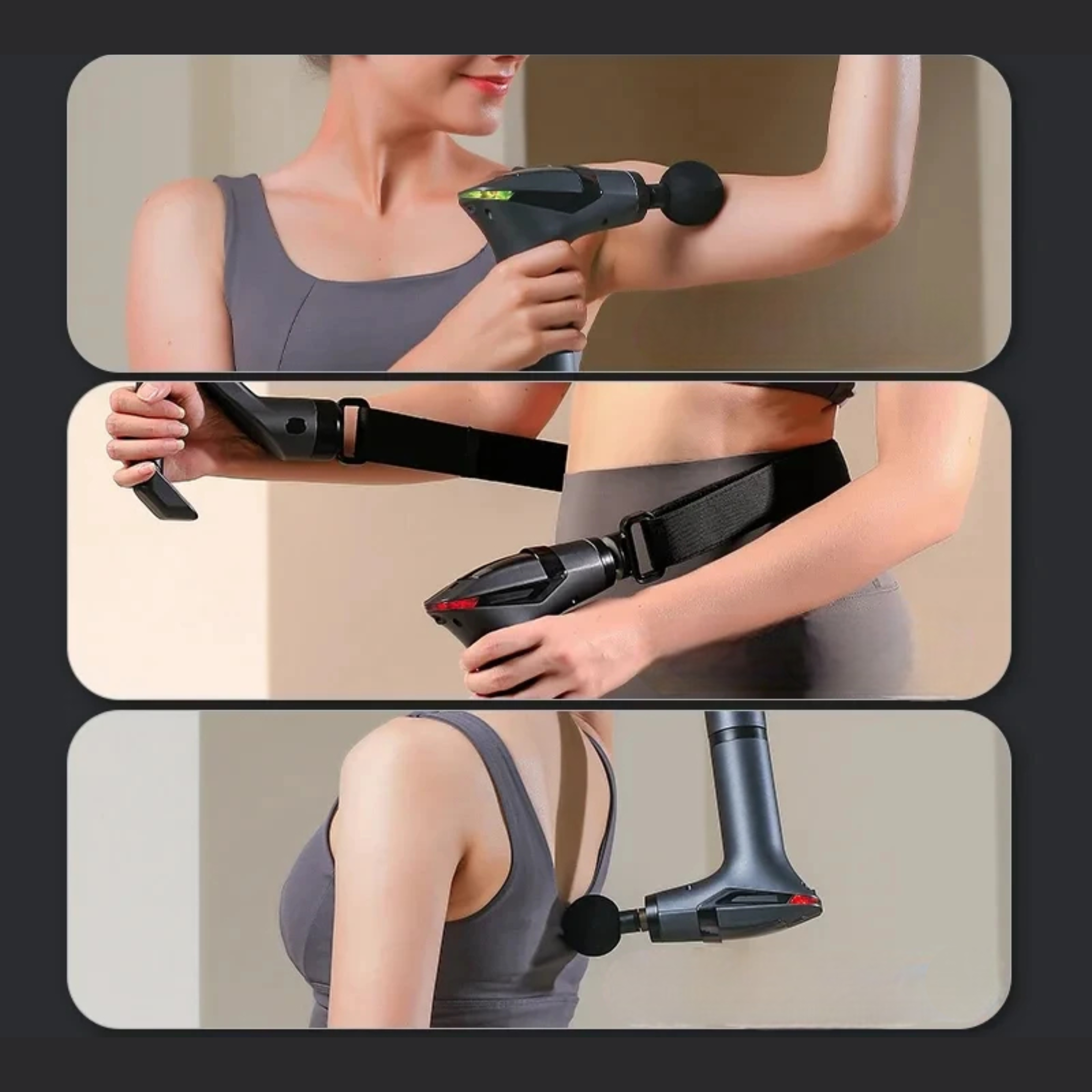 3-in-1 Deep Tissue Massage Gun